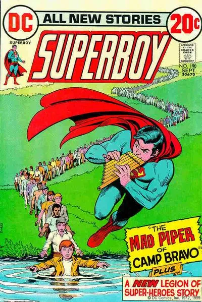 Cover of Superboy #190