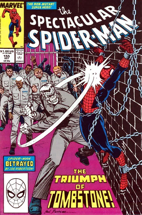Cover of The Spectacular Spider-Man #155