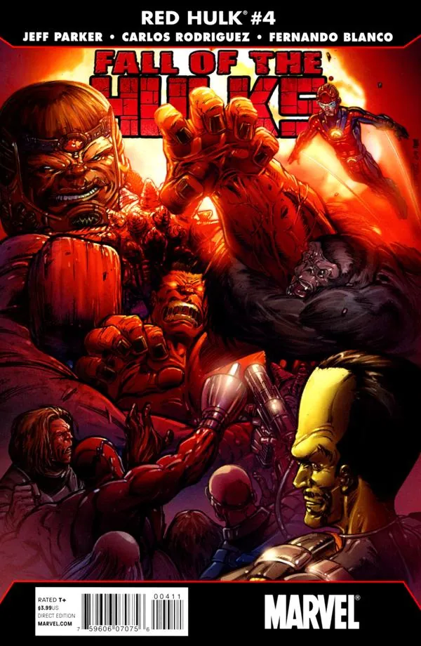 Cover of Fall of the Hulks: Red Hulk #4