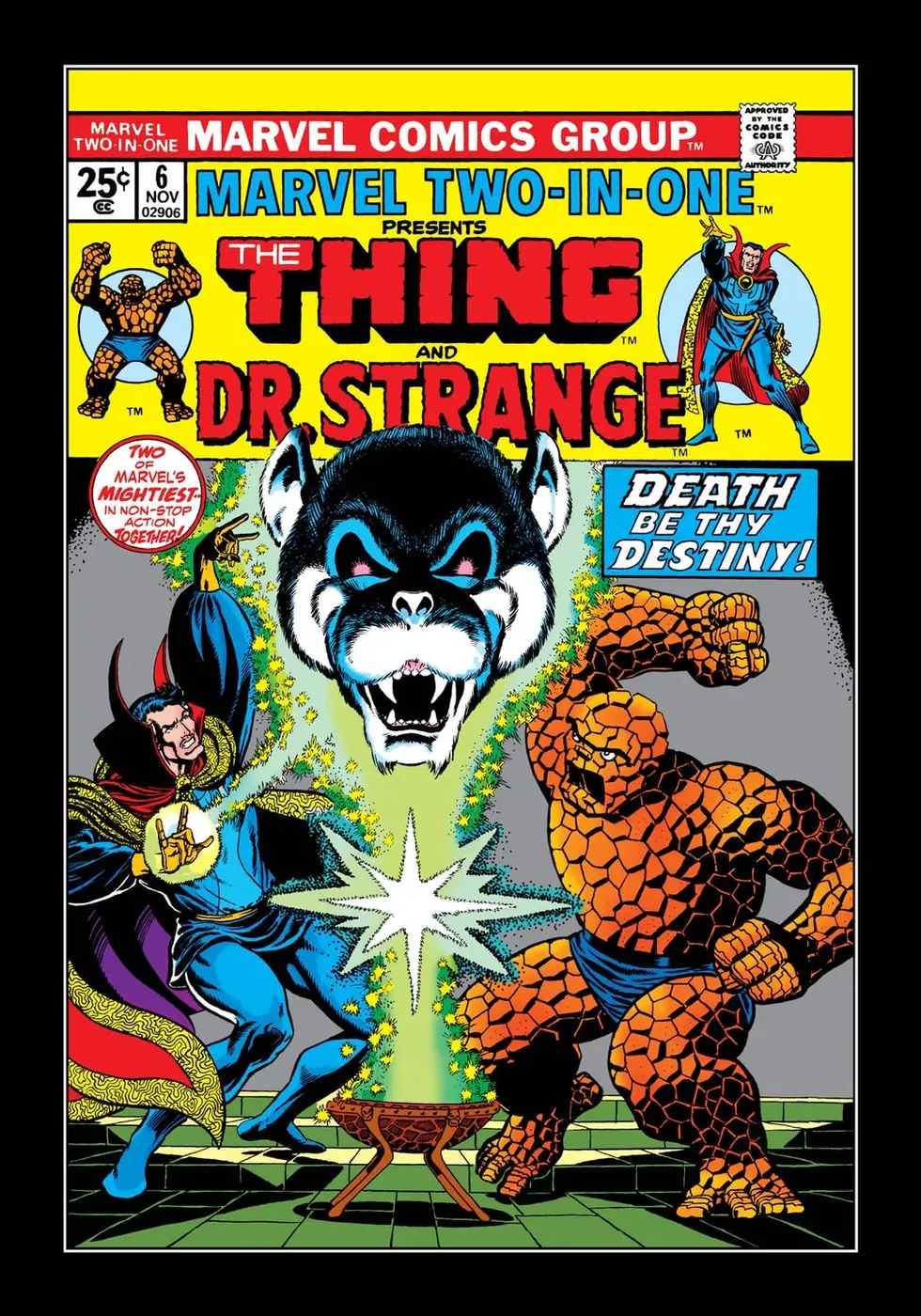 Cover of Marvel Two-in-One #6
