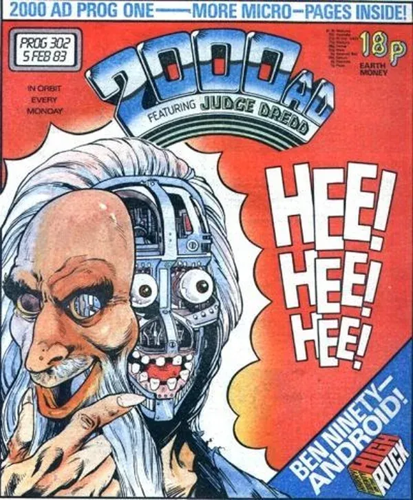 Cover of 2000 AD #302