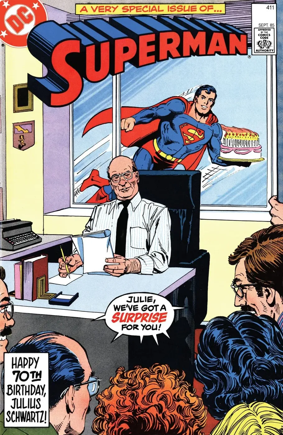 Cover of Superman #411