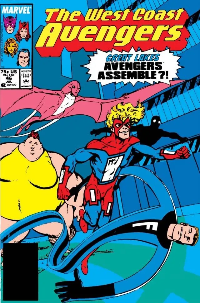 Cover of West Coast Avengers #46