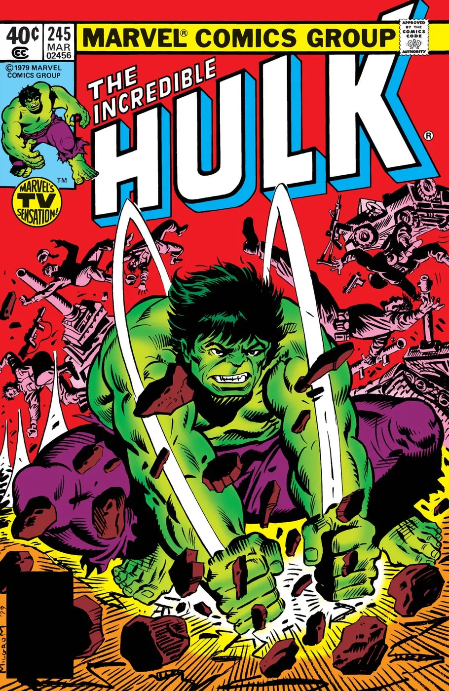 Cover of The Incredible Hulk #245