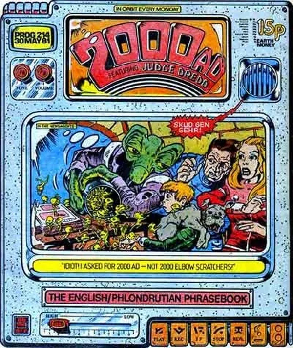 Cover of 2000 AD #214