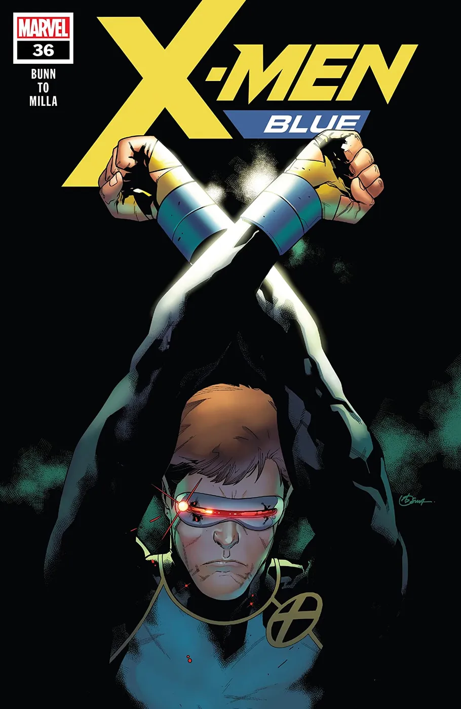 Cover of X-Men: Blue #36