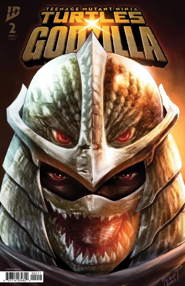 Cover of Teenage Mutant Ninja Turtles [TMNT] x Godzilla #2