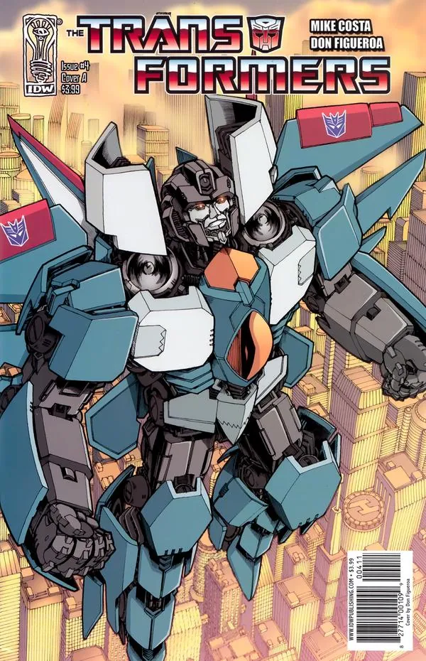Cover of The Transformers #4