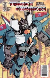 Cover of The Transformers #4
