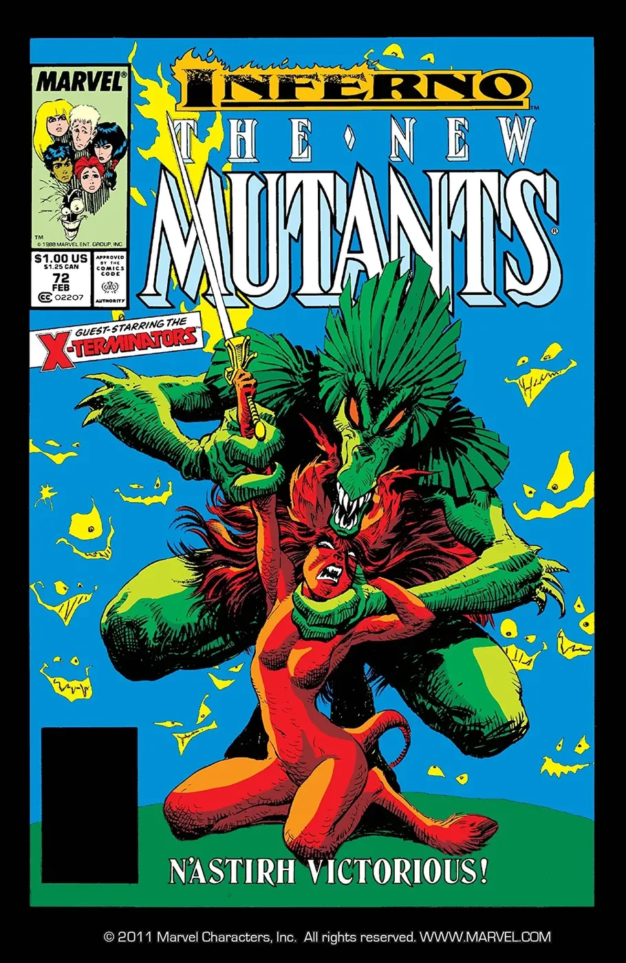 Cover of The New Mutants #72