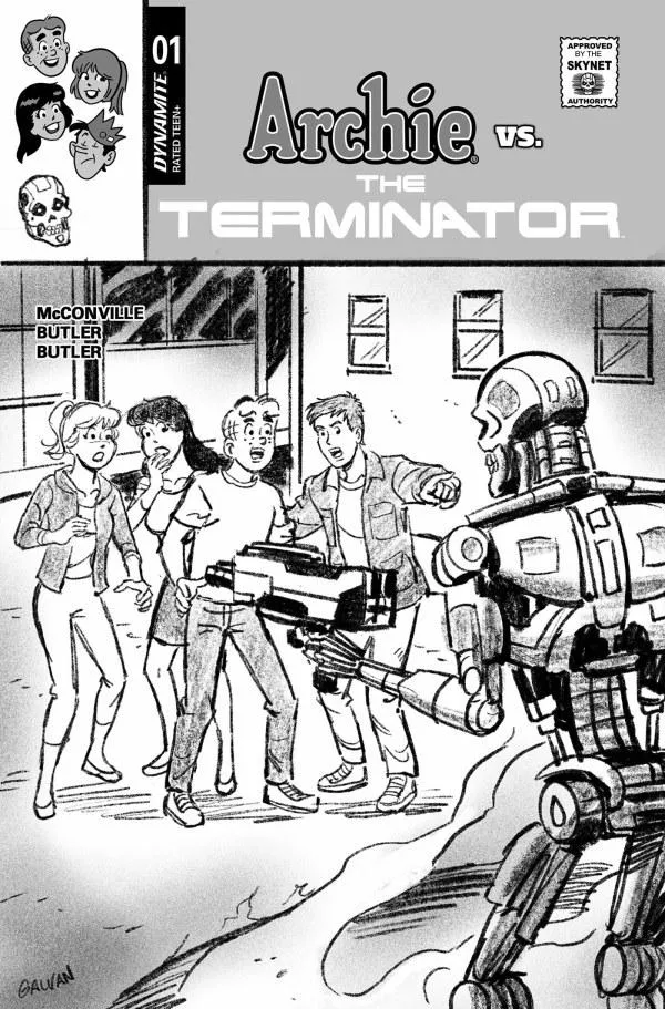 Cover of Archie vs. the Terminator #1