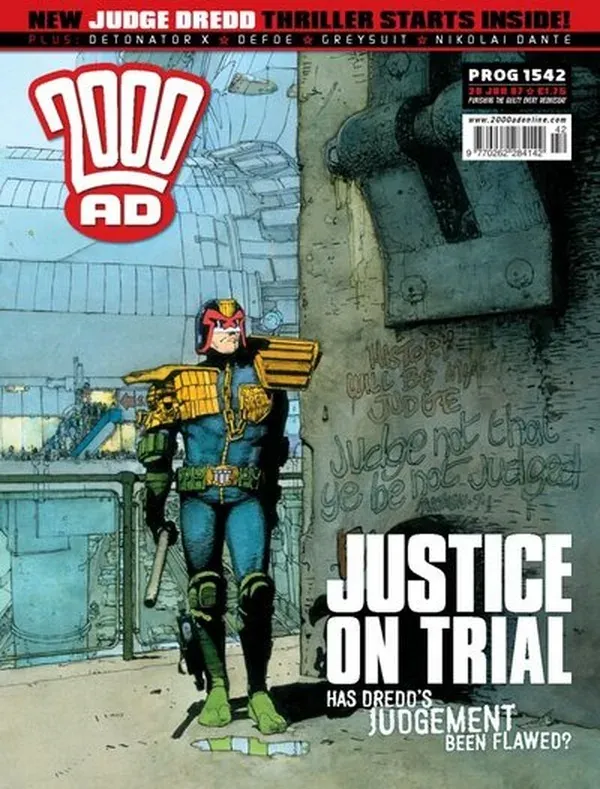 Cover of 2000 AD #1542