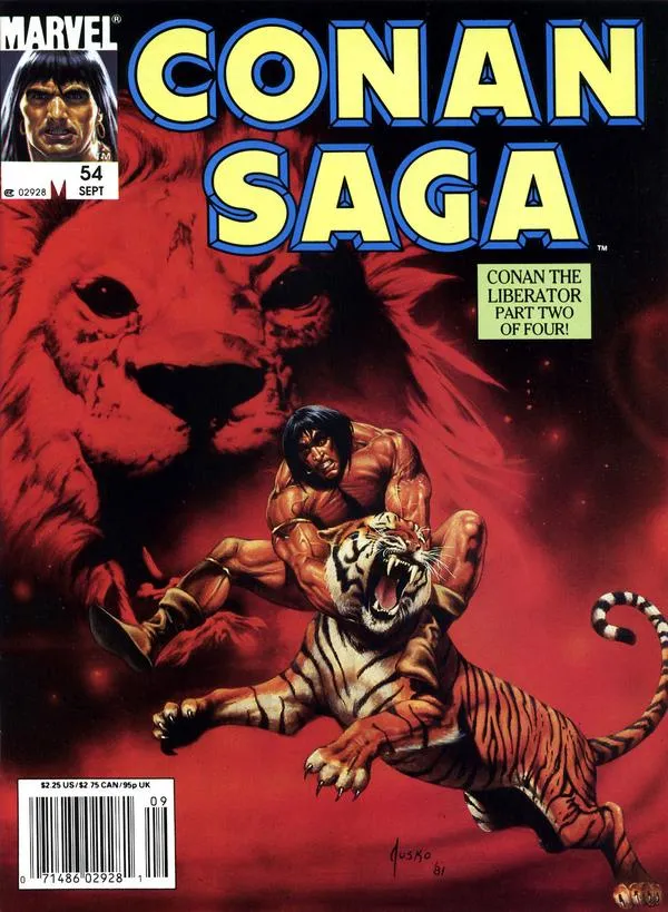 Cover of Conan Saga #54