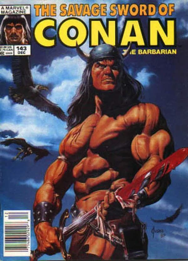 Cover of The Savage Sword of Conan #143