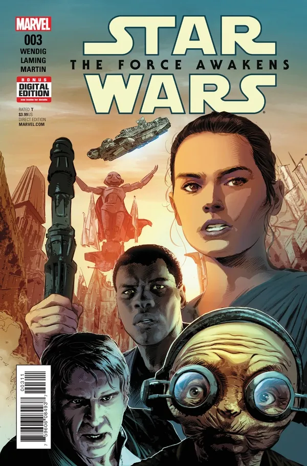 Cover of Star Wars: The Force Awakens Adaptation #3