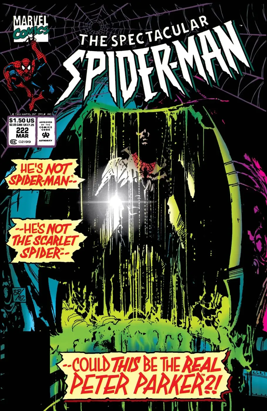 Cover of The Spectacular Spider-Man #222