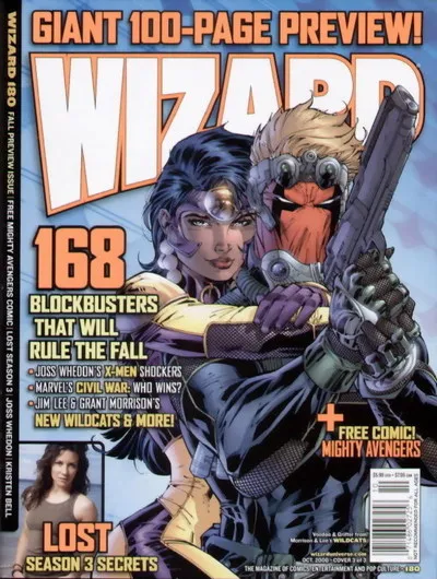 Cover of Wizard: The Comics Magazine #180