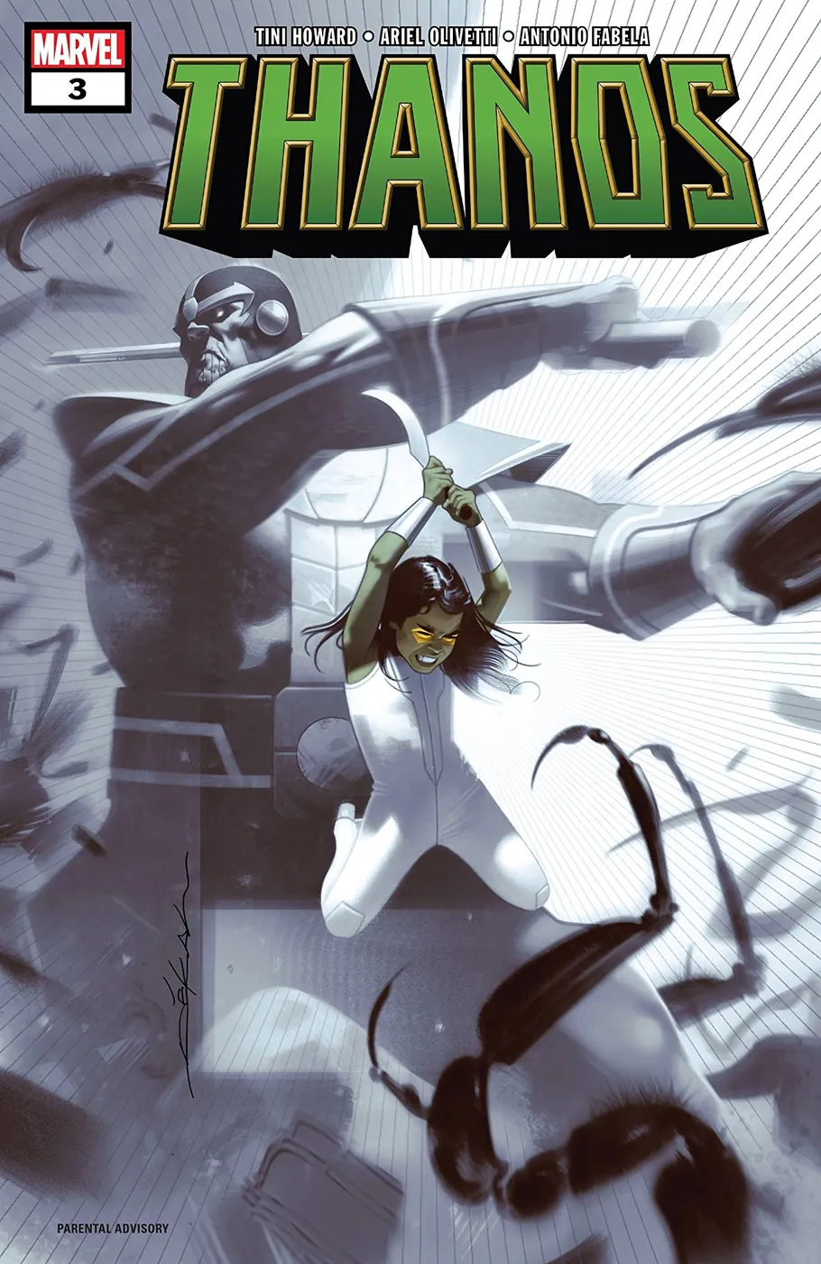 Cover of Thanos #3