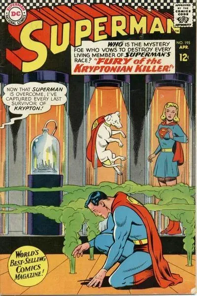 Cover of Superman #195