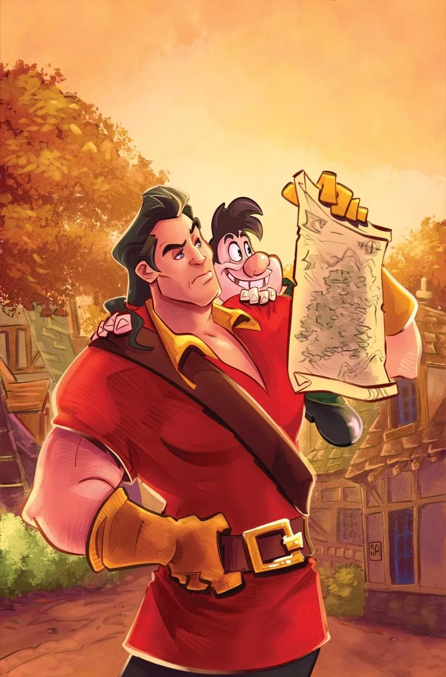 Cover of Disney Villains: Gaston #4