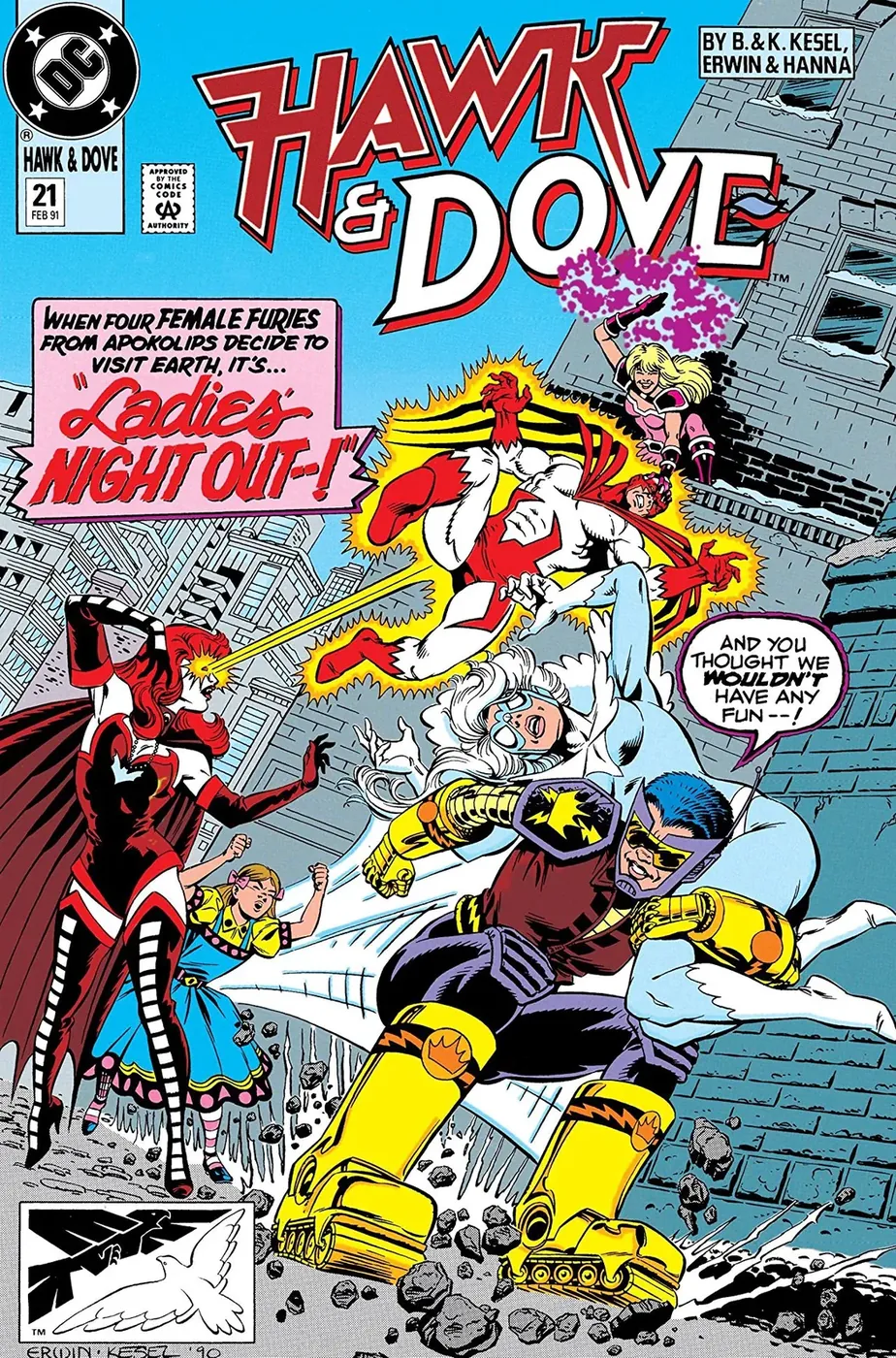 Cover of Hawk and Dove #21