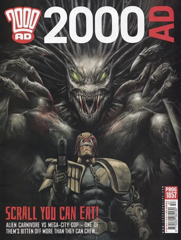 Cover of 2000 AD #1857