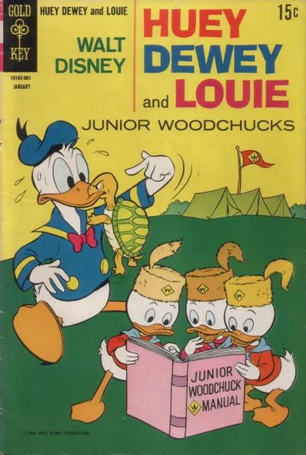 Cover of Walt Disney Huey, Dewey and Louie Junior Woodchucks #4