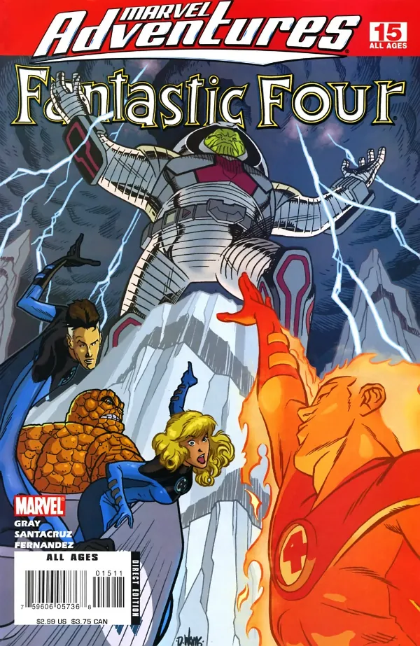 Cover of Marvel Adventures Fantastic Four #15