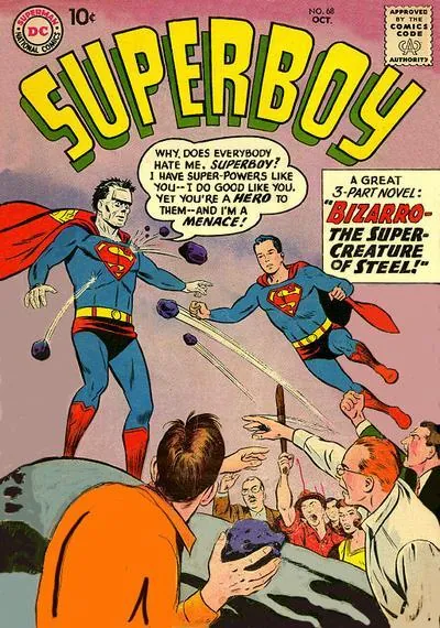 Cover of Superboy #68