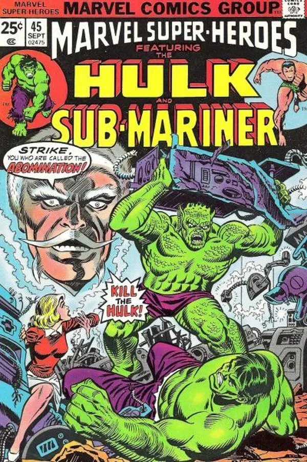 Cover of Marvel Super-Heroes #45