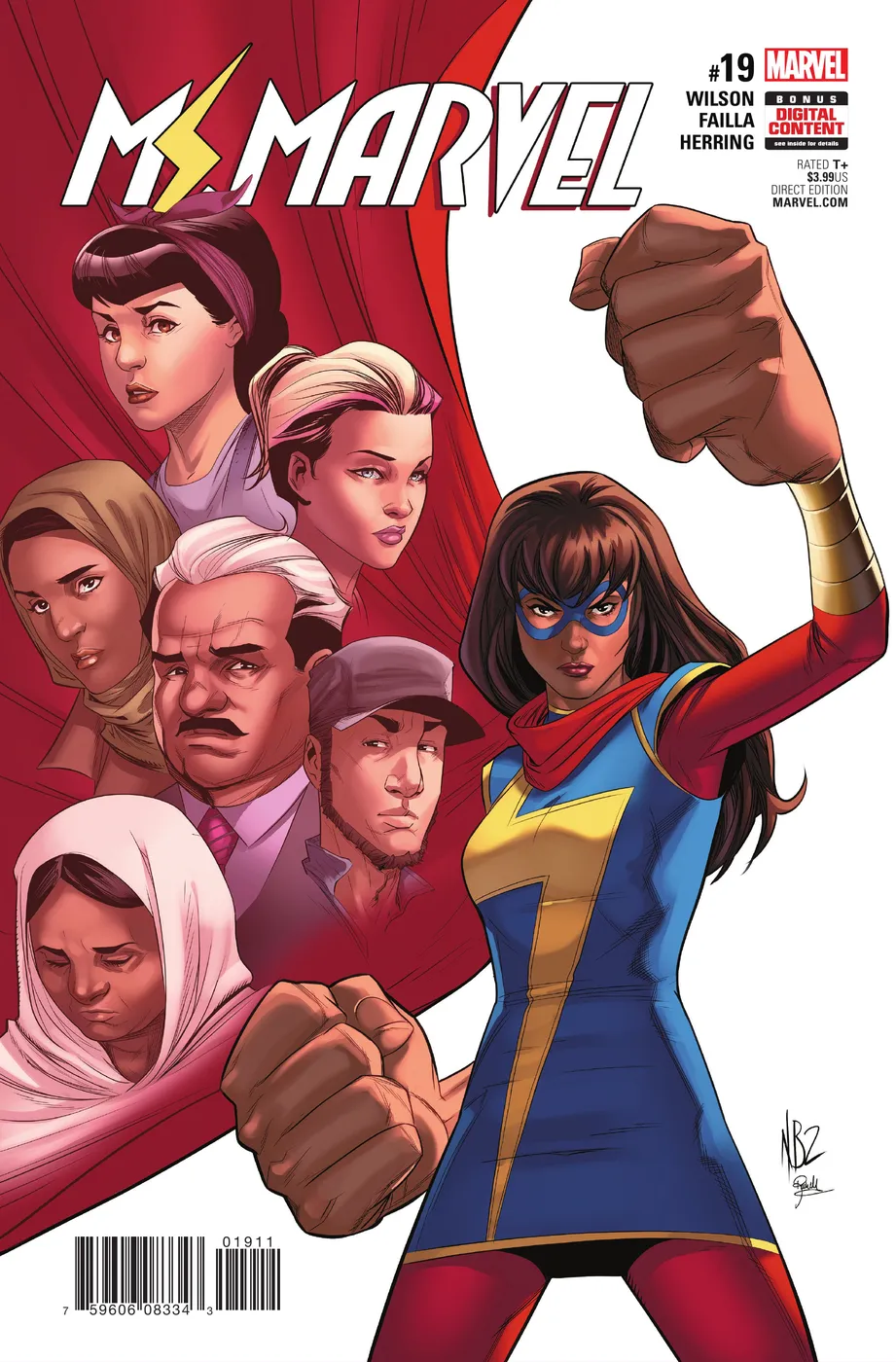 Cover of Ms. Marvel #19