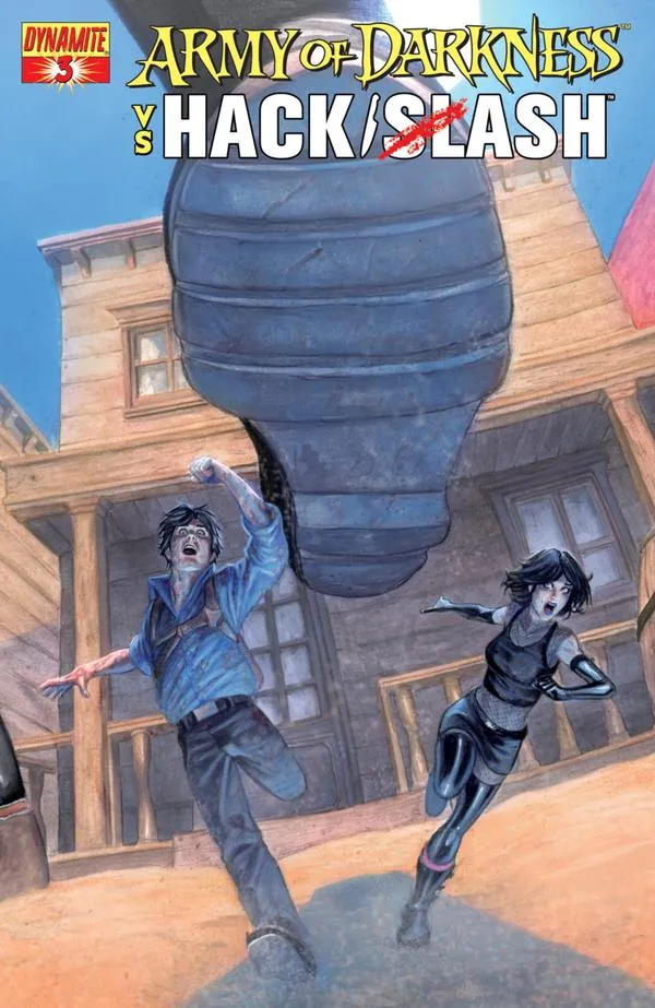 Cover of Army of Darkness vs. Hack/Slash #3