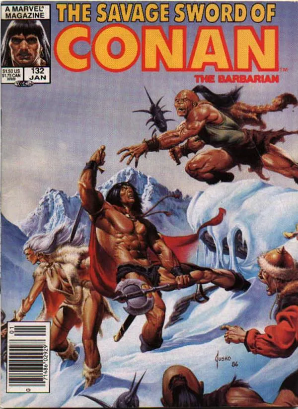 Cover of The Savage Sword of Conan #132