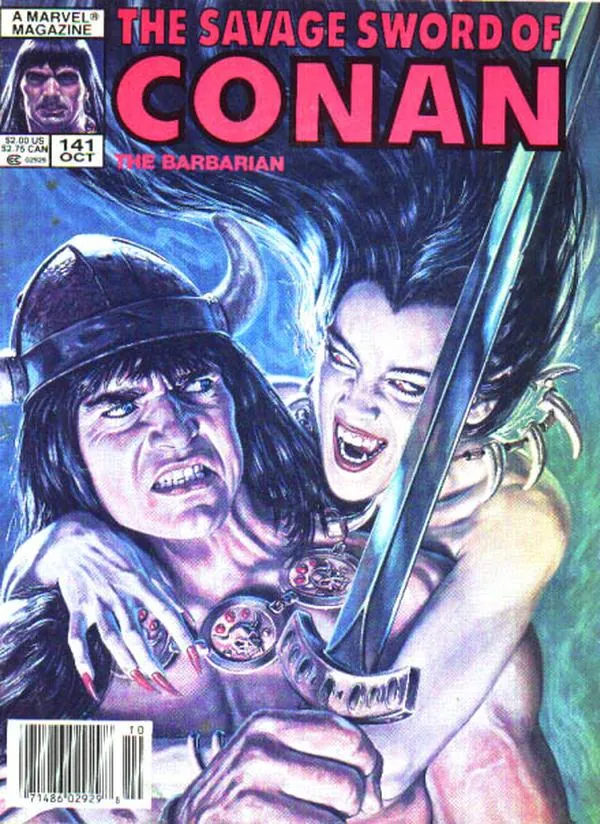 Cover of The Savage Sword of Conan #141