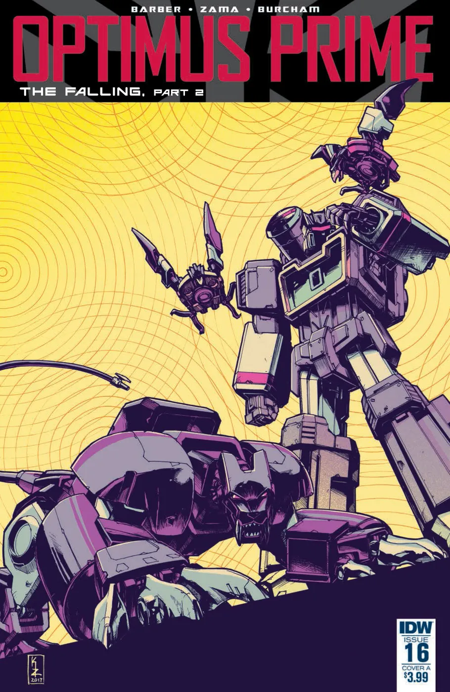 Cover of Optimus Prime #16