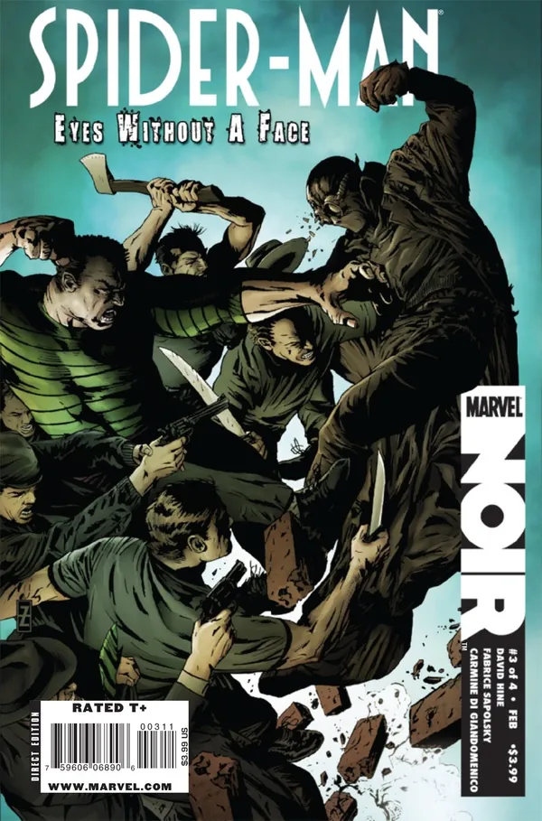 Cover of Spider-Man Noir: Eyes Without a Face #3