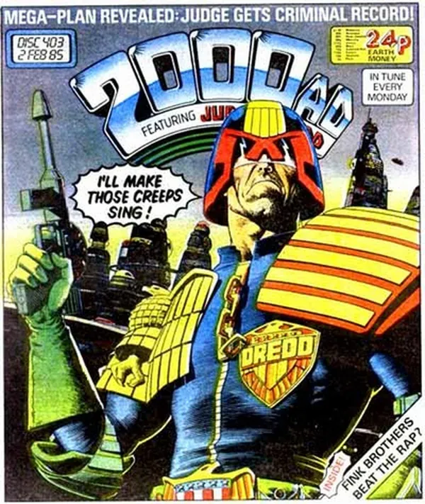 Cover of 2000 AD #403