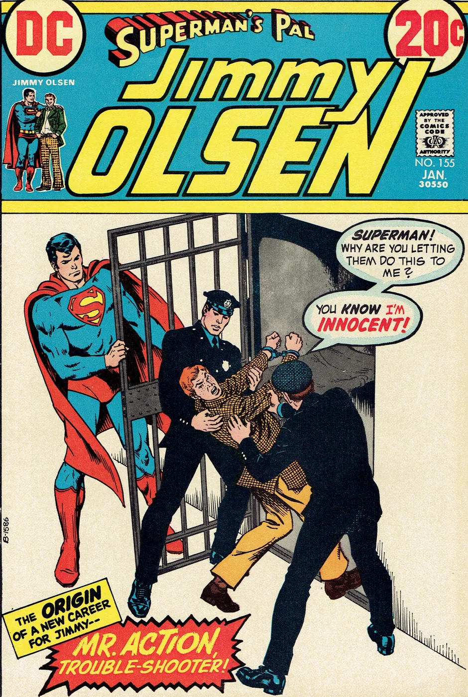 Cover of Superman's Pal, Jimmy Olsen #155