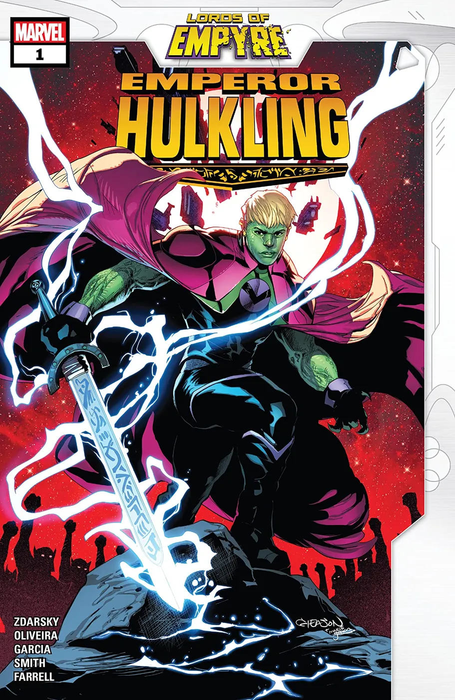 Cover of Lords of Empyre: Emperor Hulkling #1