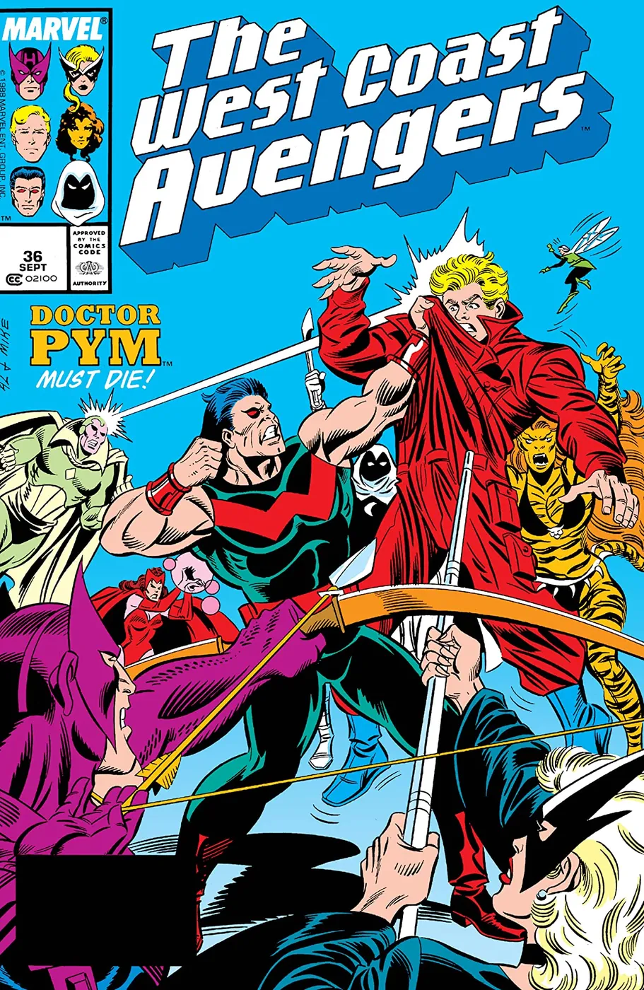 Cover of West Coast Avengers #36