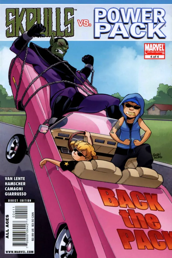 Cover of Skrulls vs. Power Pack #4