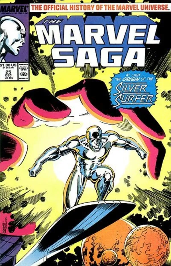 Cover of The Marvel Saga the Official History of the Marvel Universe #25