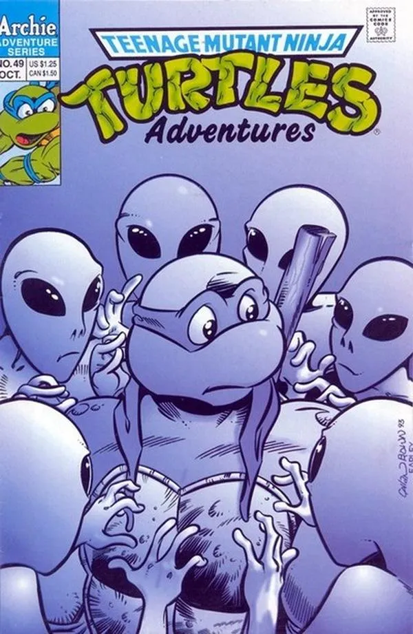 Cover of Teenage Mutant Ninja Turtles Adventures #49