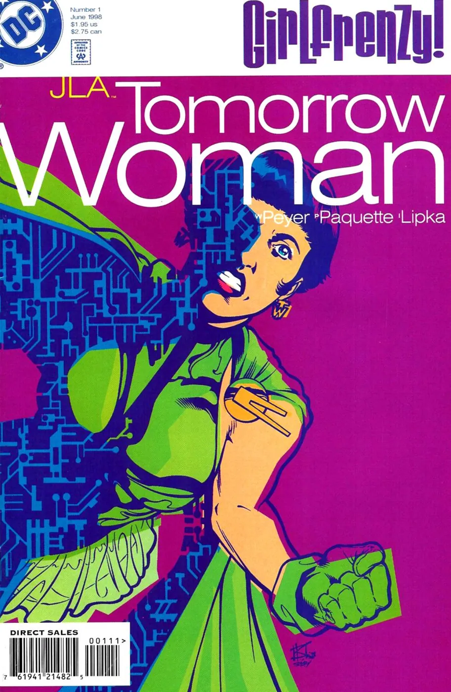 Cover of JLA: Tomorrow Woman #1