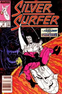 Cover of Silver Surfer #28