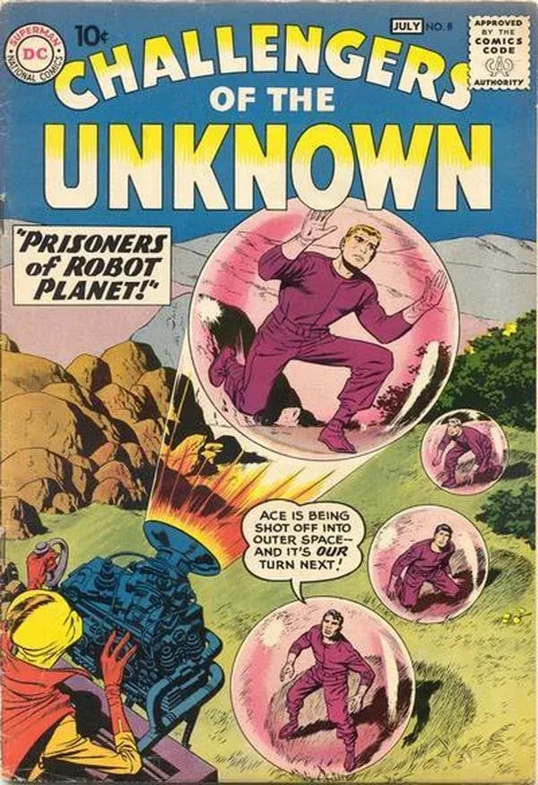 Cover of Challengers of the Unknown #8