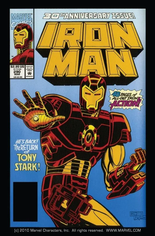 Cover of Iron Man #290