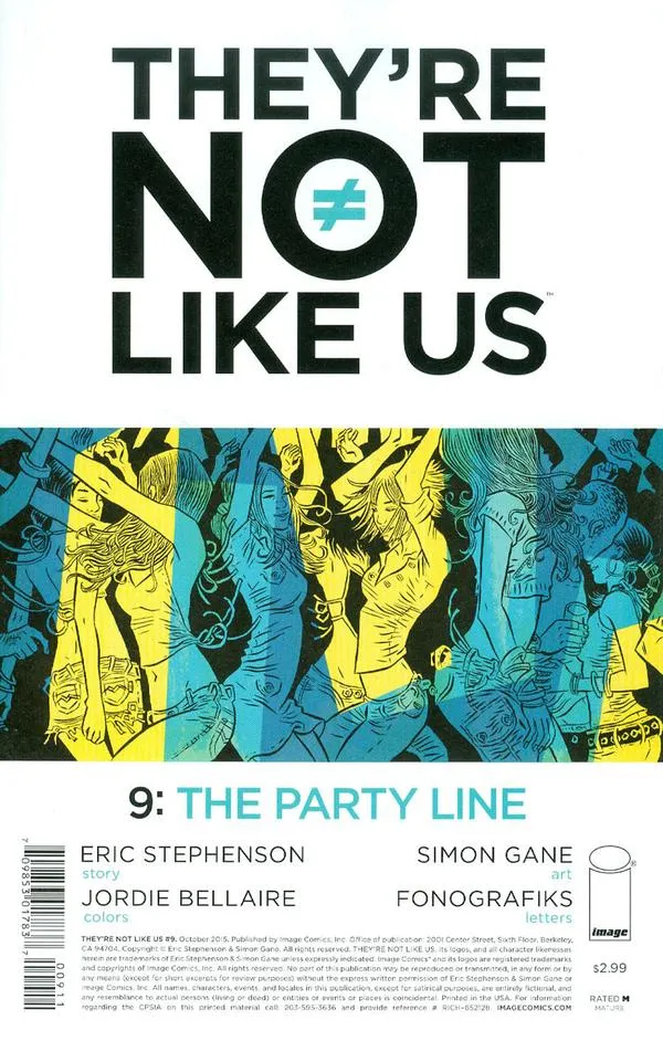 Cover of They're Not Like Us #9