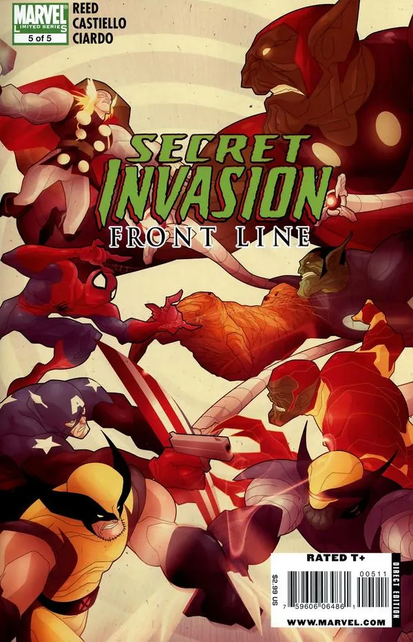 Cover of Secret Invasion: Front Line #5