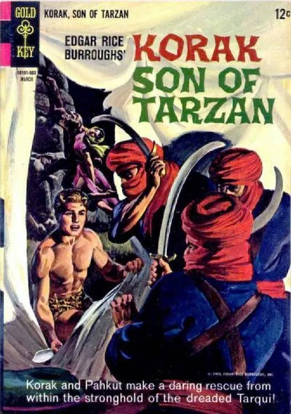 Cover of Edgar Rice Burroughs Korak, Son of Tarzan #7